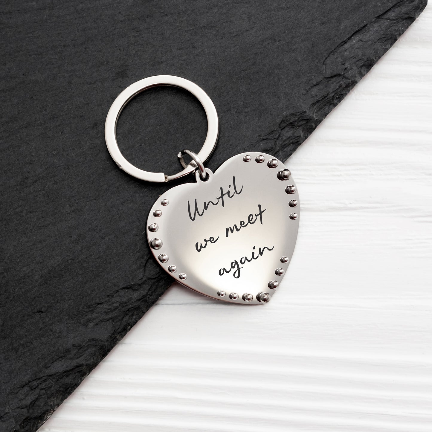 In Memory Keychain - Custom Engraved Memorial Gift