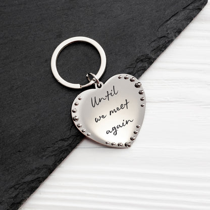 In Memory Keychain - Custom Engraved Memorial Gift