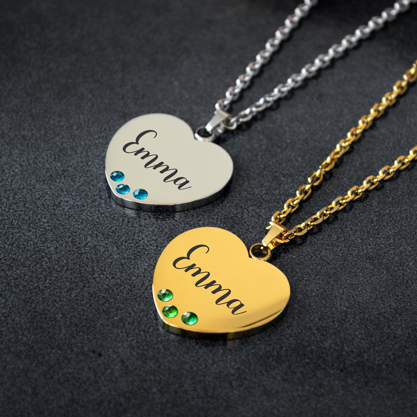 Custom Engraved Pendant – Name or Motivational Quote Jewelry