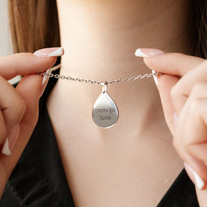 Personalized Word Necklace – Custom Minimalist Pendant