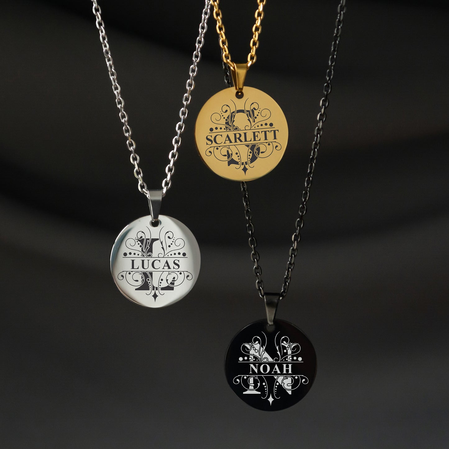 Monogram Necklace – Personalized Initial Jewelry