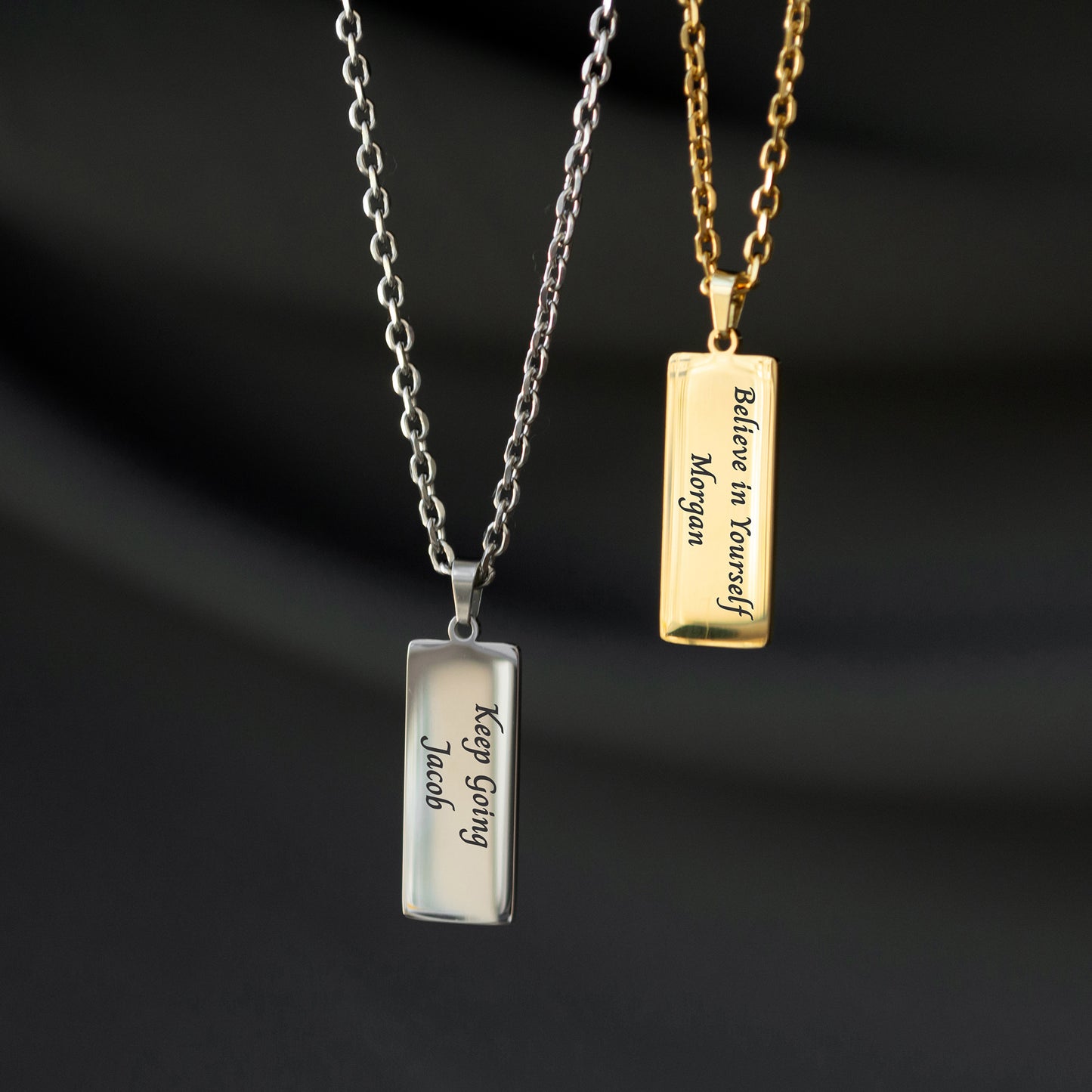 Custom Name Necklace – Personalized Engraved Jewelry
