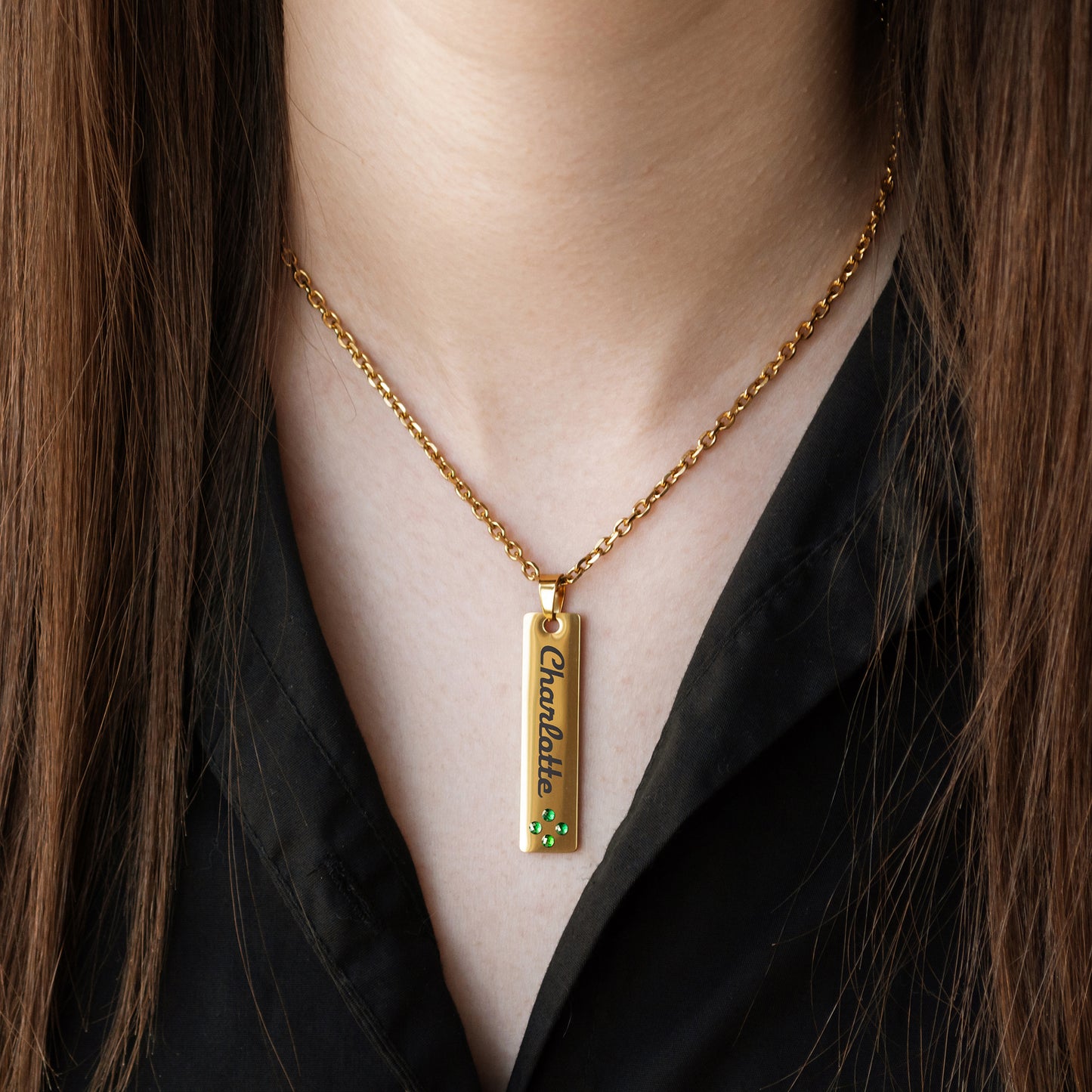 Personalized Text Pendant – Custom Engraved Jewelry Gift