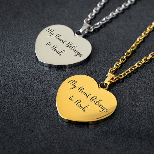 Engraved Phrase Necklace – Custom Message Jewelry