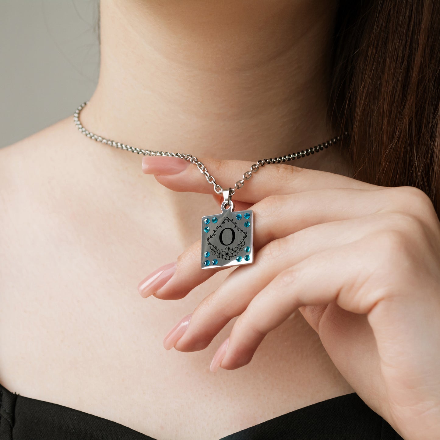 Initial Letter Necklace – Personalized Engraved Pendant