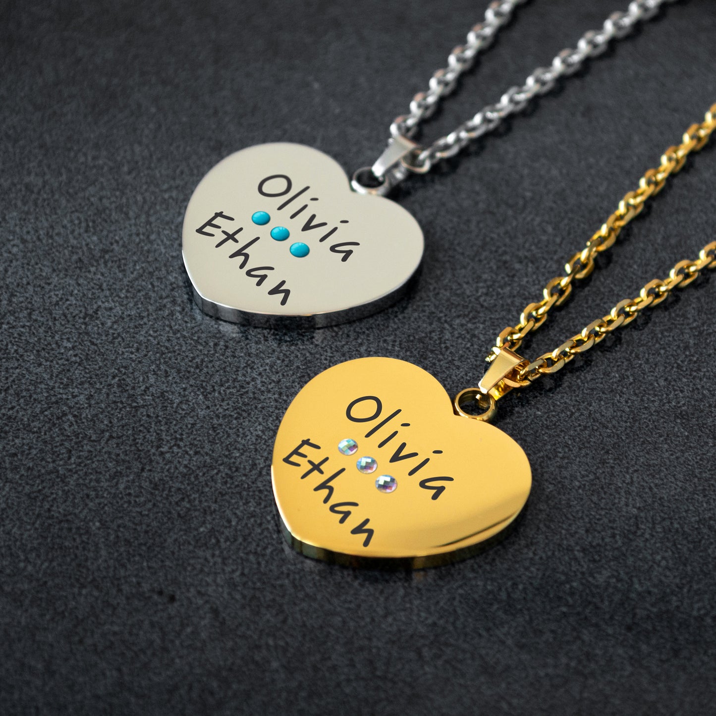 Custom Name Necklace – Personalized Engraved Jewelry