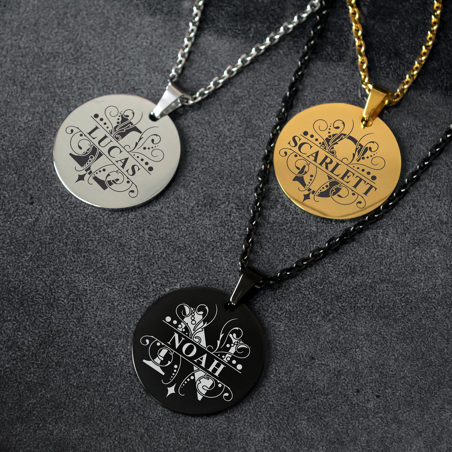 Monogram Necklace – Personalized Initial Jewelry