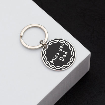 Custom Memorial Keychain - Text or Handwriting Engraving