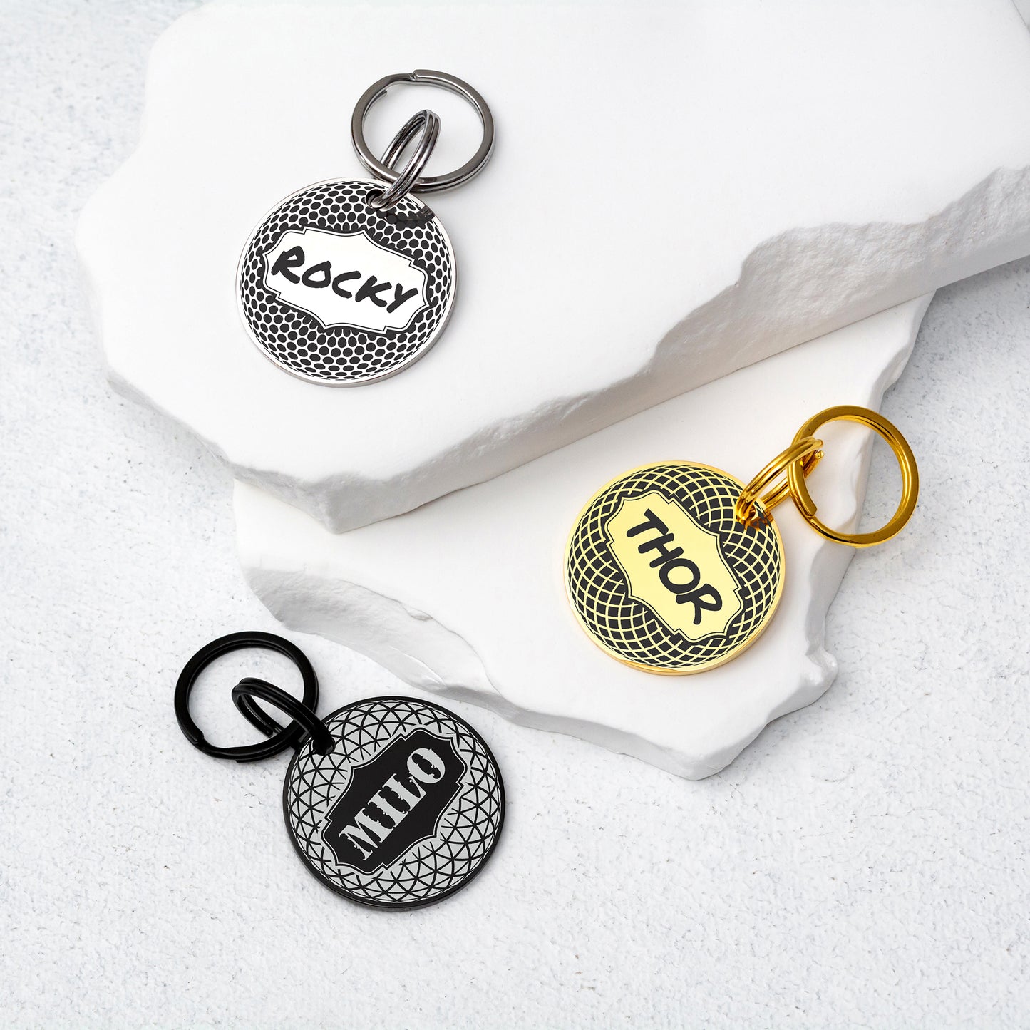 Double Sided Pet Tag - Custom Engraved ID with Phone Number