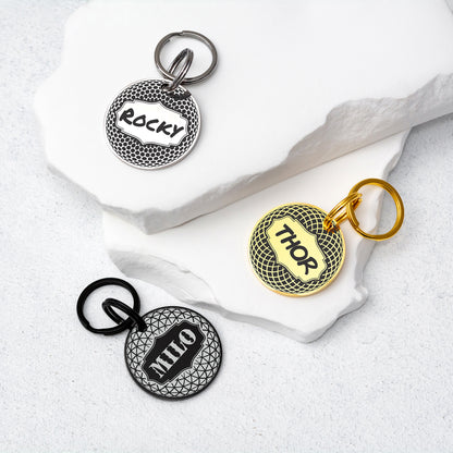Double Sided Pet Tag - Custom Engraved ID with Phone Number