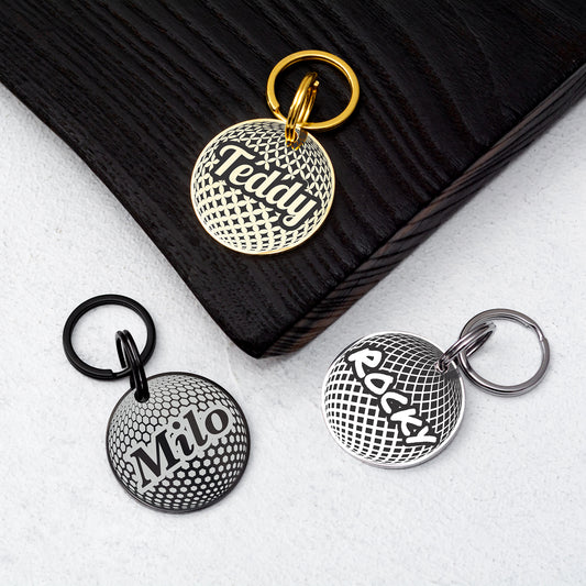 Personalized Dog and Cat Tag - Stainless Steel Engraved Pet ID Tag