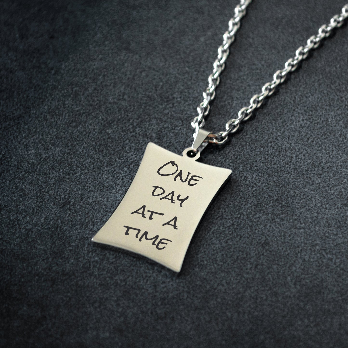 Custom Name Necklace – Engraved Minimalist Jewelry