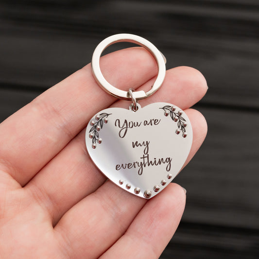 Personalized Gift Keychain - Custom Engraved Keepsake