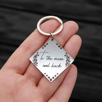 Love Note Keychain - Custom Keepsake with Your Message