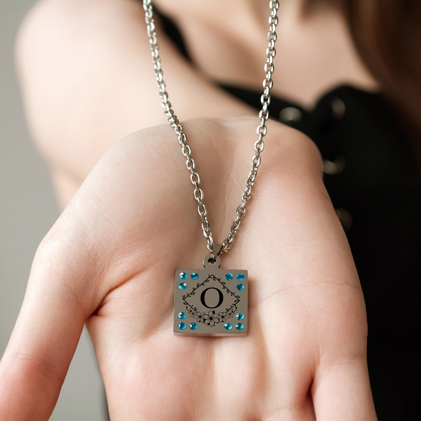 Initial Letter Necklace – Personalized Engraved Pendant