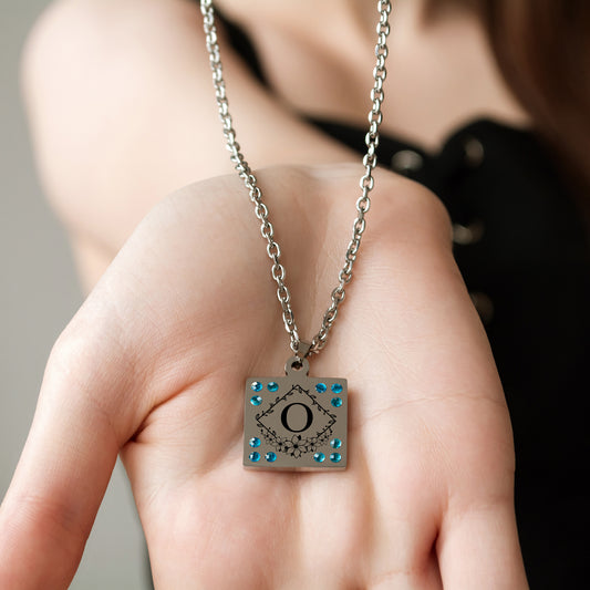 Initial Letter Necklace – Personalized Engraved Pendant