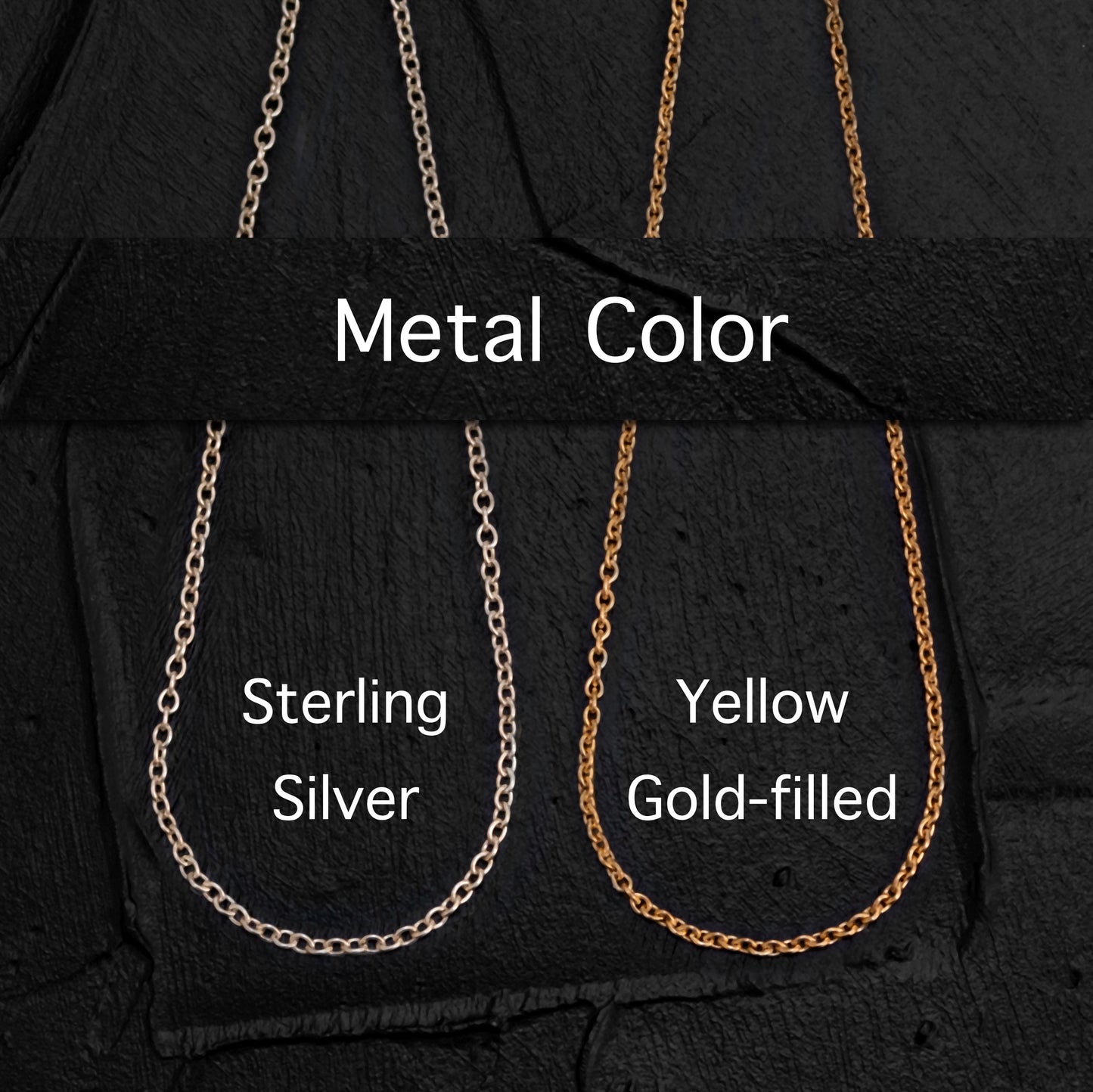 Luxurious Silver or Gold-Filled Necklace with Tiny Opal Accent