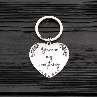 Personalized Gift Keychain - Custom Engraved Keepsake