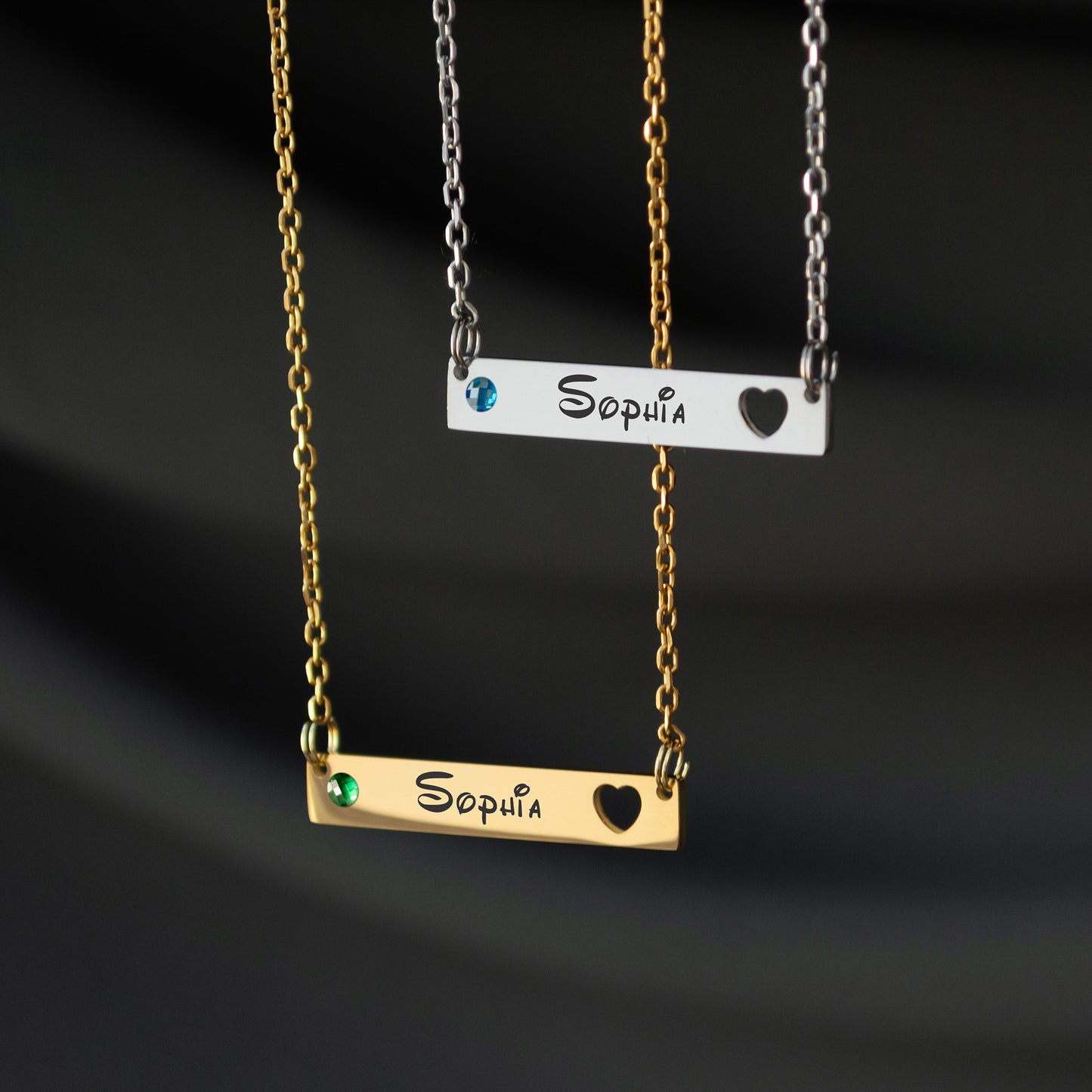 Custom Name Necklace – Personalized Engraved Jewelry