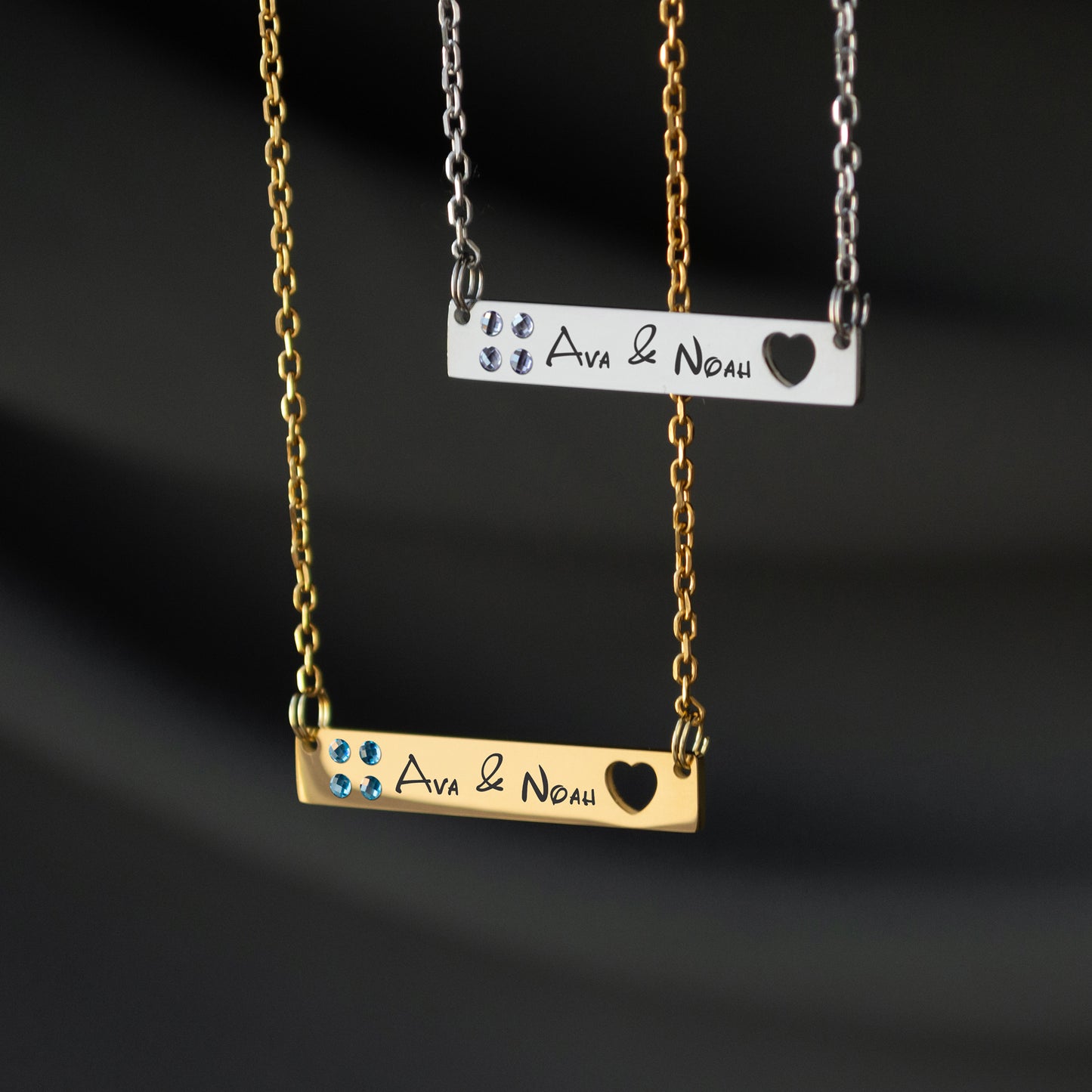 Custom Name Pendant – Personalized Engraved Necklace