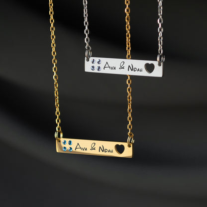 Custom Name Pendant – Personalized Engraved Necklace