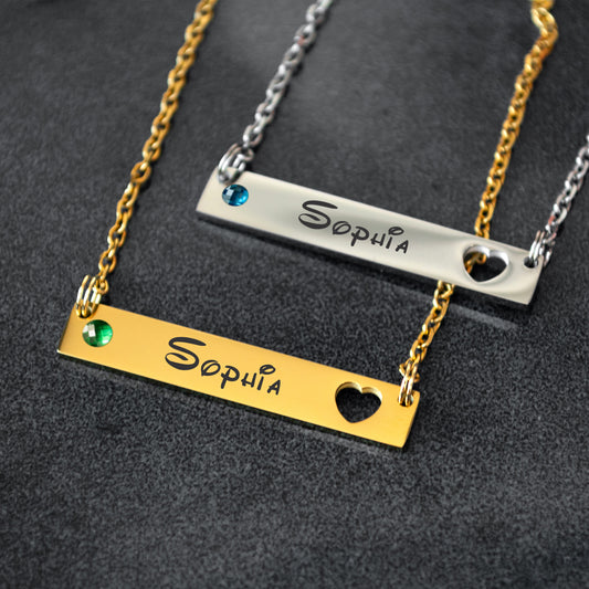 Custom Name Necklace – Personalized Engraved Jewelry