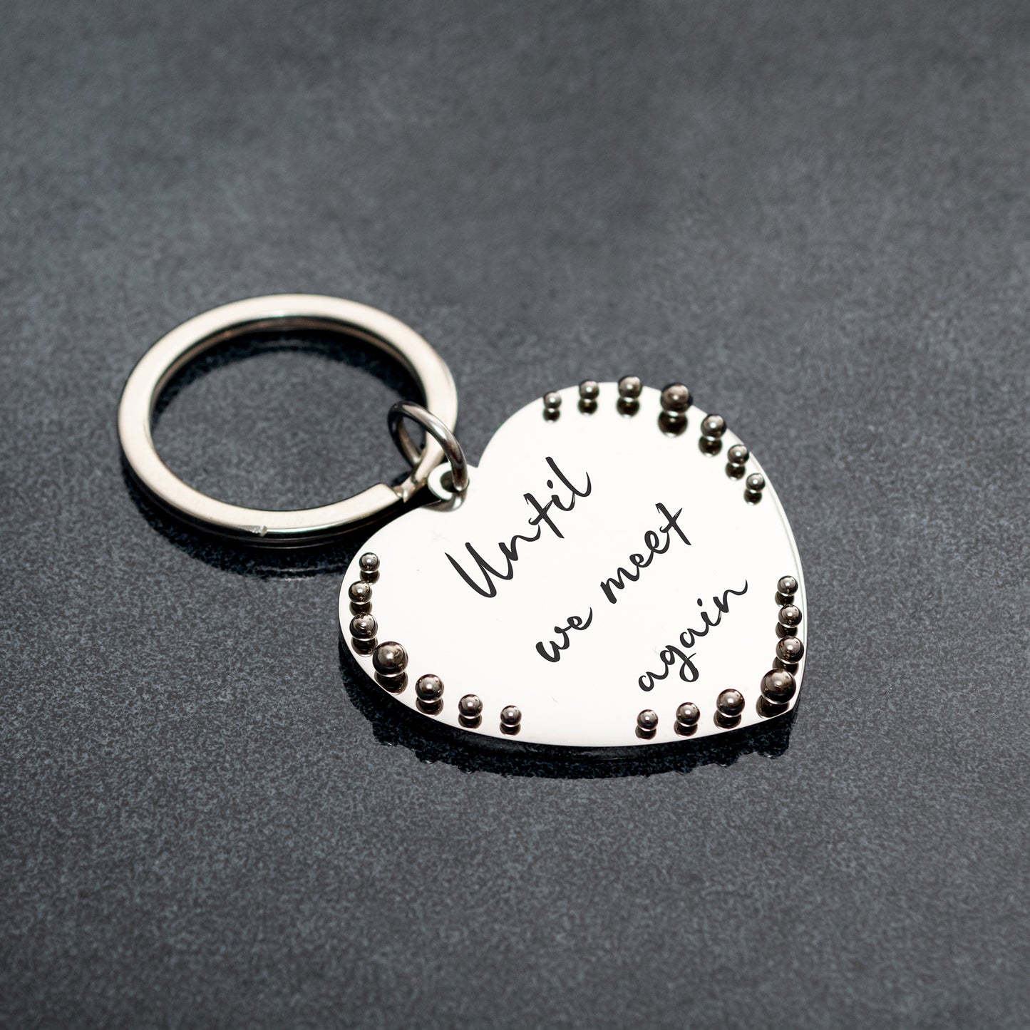 In Memory Keychain - Custom Engraved Memorial Gift