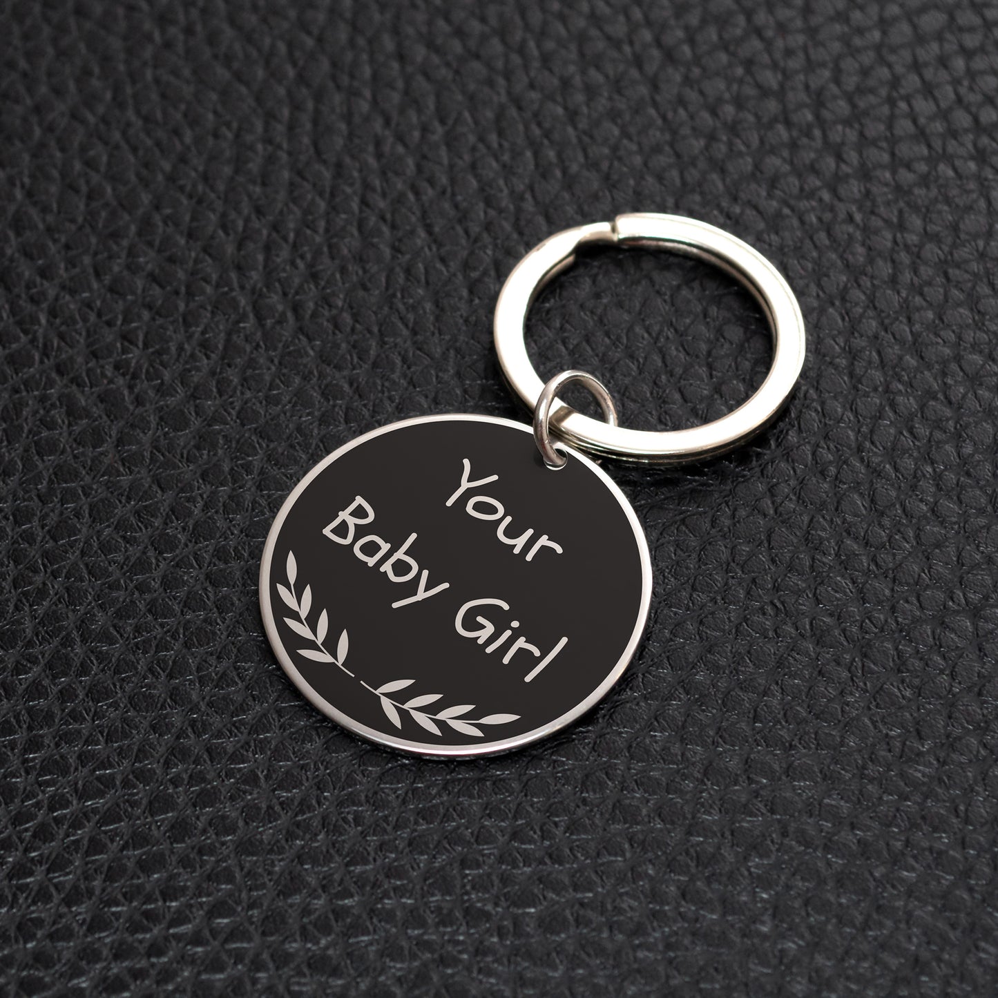 Personalized Keychain - Family Message Engraving