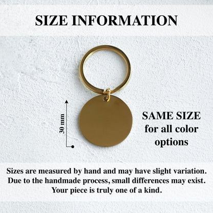 Personalized Handwriting Keychain – Custom Engraved Keepsake Gift