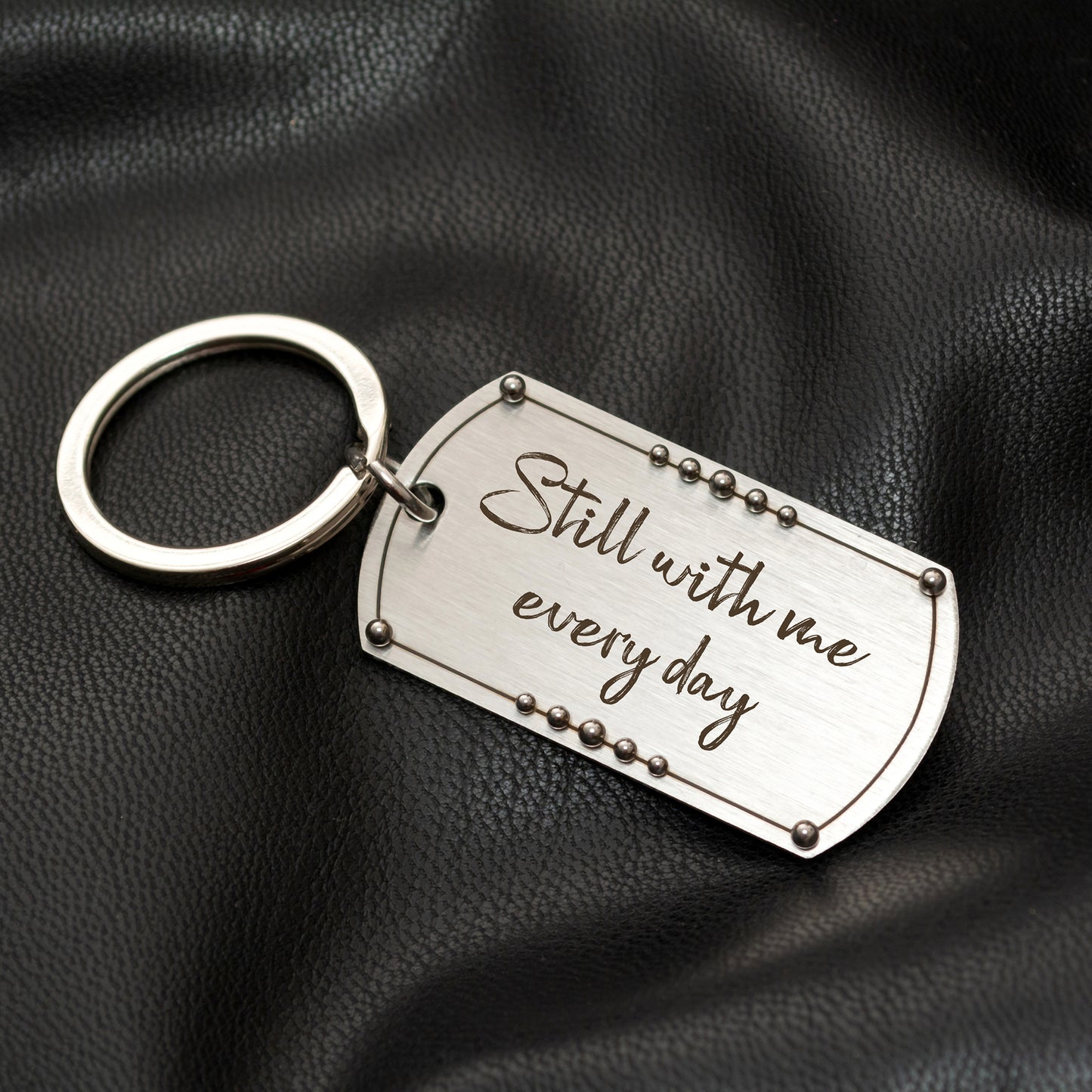 Memorial Keychain - Personalized Engraved Tribute