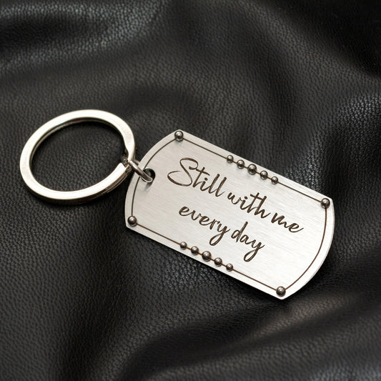 Memorial Keychain - Personalized Engraved Tribute