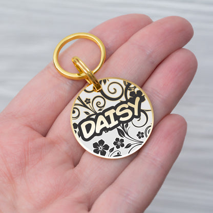 Custom Dog Tag - Engraved Double Sided Pet ID Tag with Phone