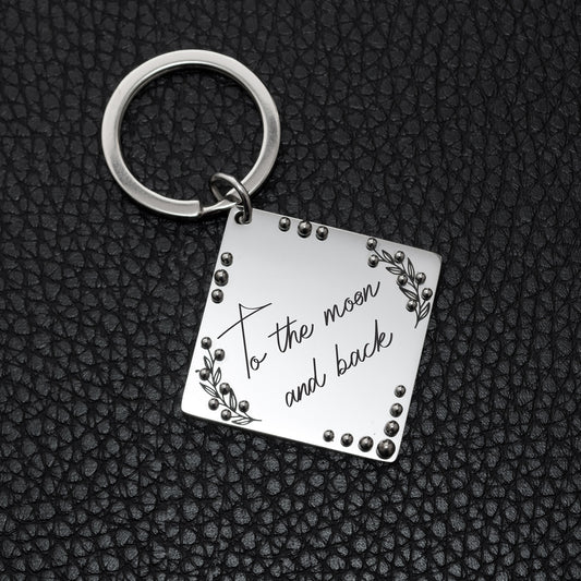 Love Note Keychain - Custom Keepsake with Your Message