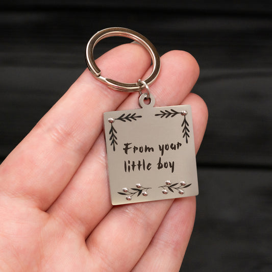 Family Gift Keychain - Real Handwriting or Font