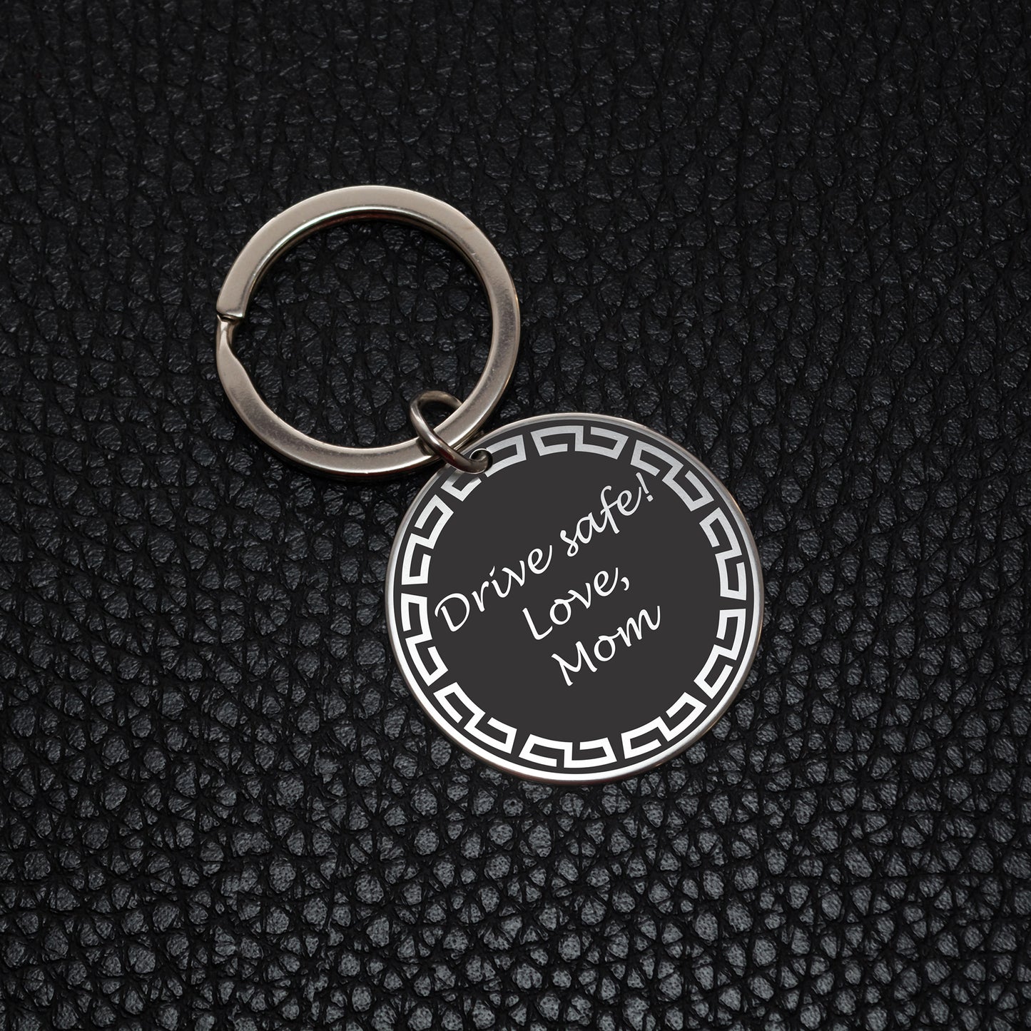 Personalized Drive Safe Keychain - Custom Engraved Gift for Drivers