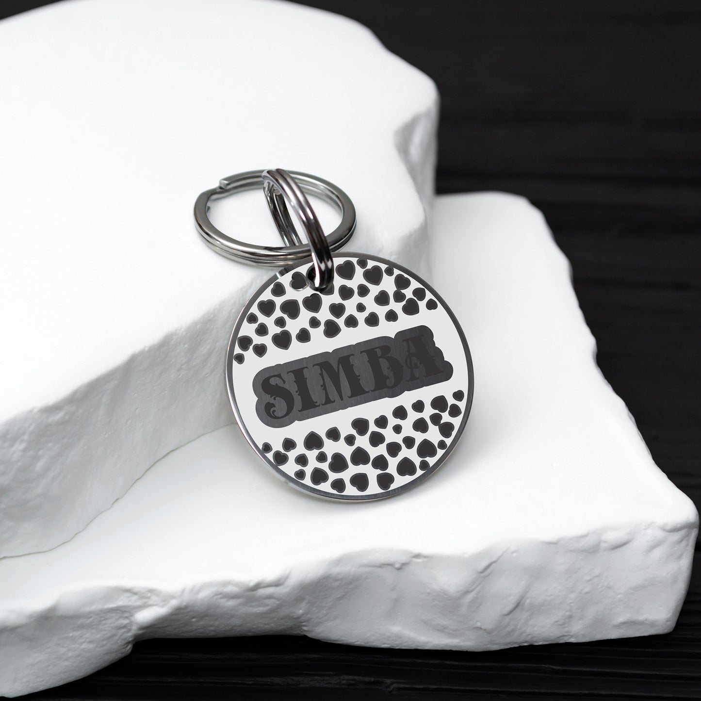 Personalized Dog and Cat Tag - Stainless Steel Engraved Pet ID Tag