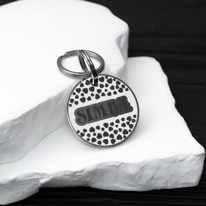 Personalized Dog and Cat Tag - Stainless Steel Engraved Pet ID Tag