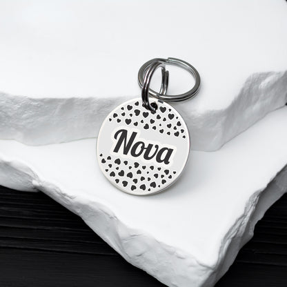Personalized Dog and Cat Tag - Stainless Steel Engraved Pet ID Tag