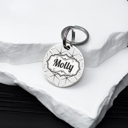 Custom Cat and Dog Tag - Stainless Steel Engraved Pet