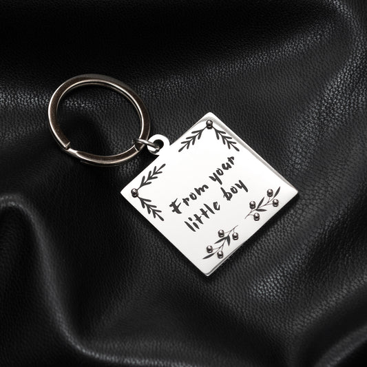 Family Gift Keychain - Real Handwriting or Font