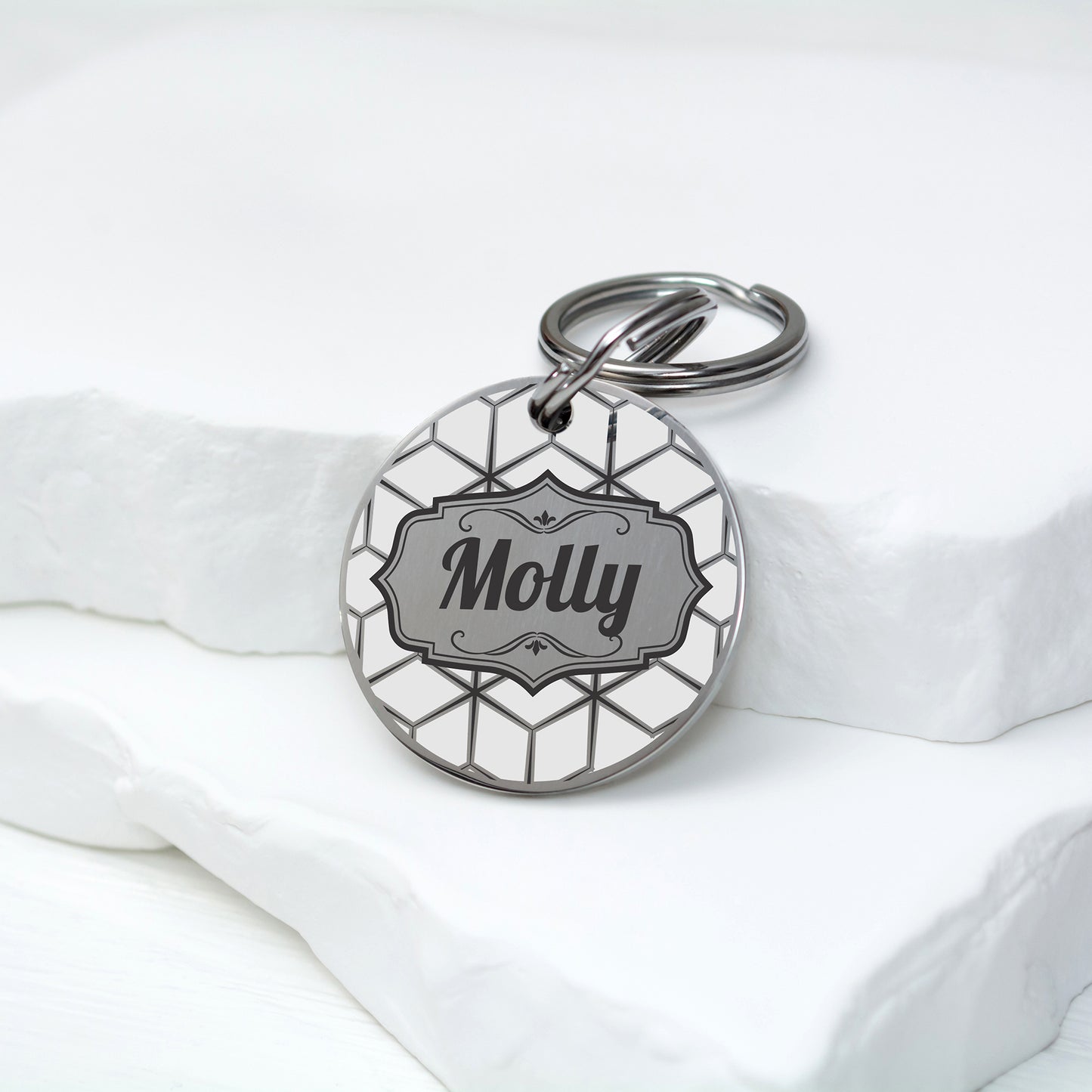 Custom Cat and Dog Tag - Stainless Steel Engraved Pet