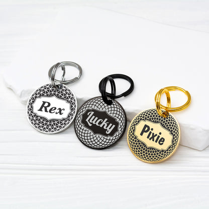 Custom Cat and Dog Tag - Stainless Steel Engraved Pet ID