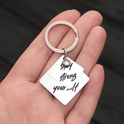 Personalized Handwriting Keychain - Custom Engraved Gift