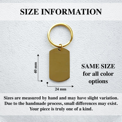 Memorial Handwriting Keychain – Engraved Sentimental Keepsake