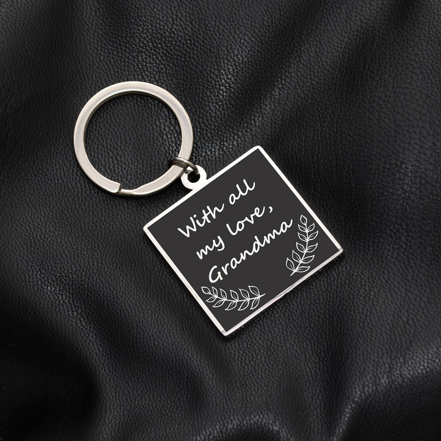 Family Keepsake Keychain - Custom Engraved Message
