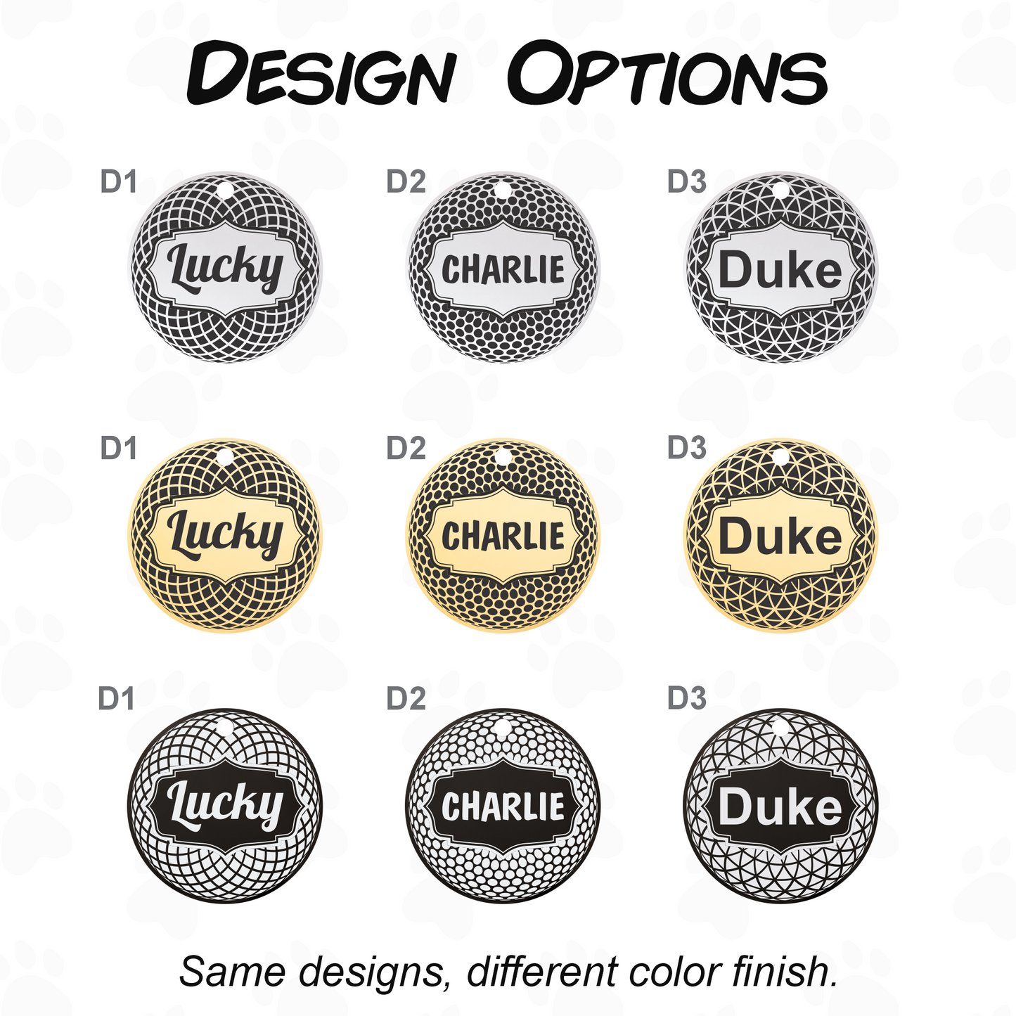 Engraved Dog Tag - Personalized Pet Collar Tag with ID