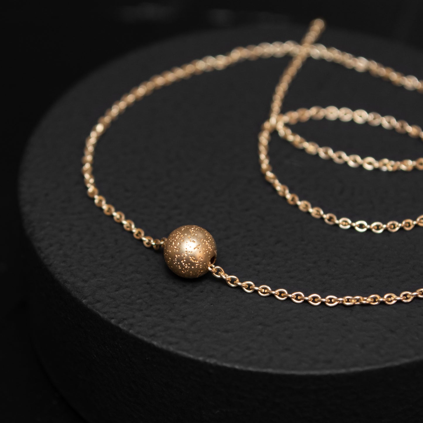 Stunning Gold-Filled Necklace with Dainty Bead