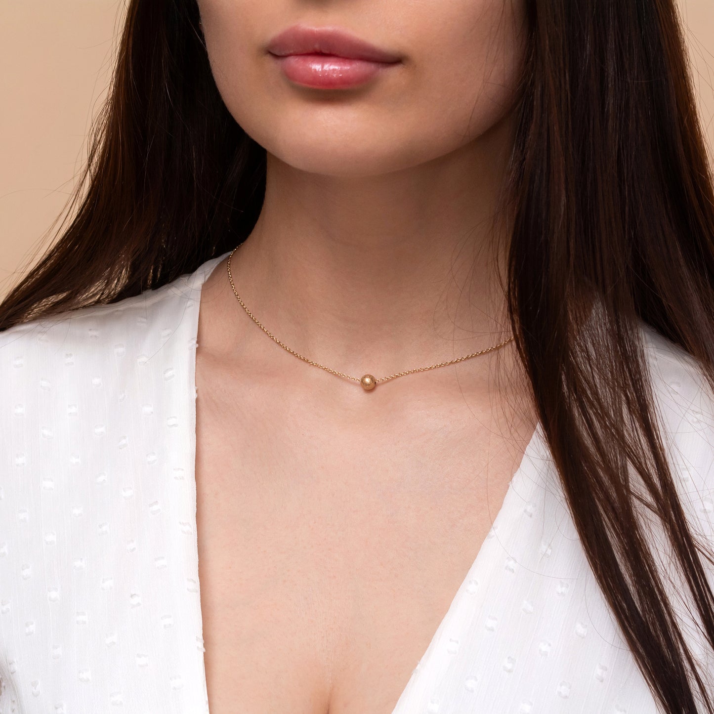 Stunning Gold-Filled Necklace with Dainty Bead