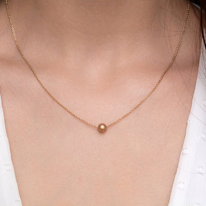 Stunning Gold-Filled Necklace with Dainty Bead