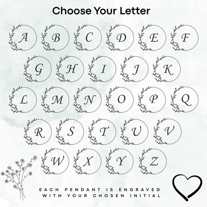 Monogram Necklace – Personalized Initial Jewelry